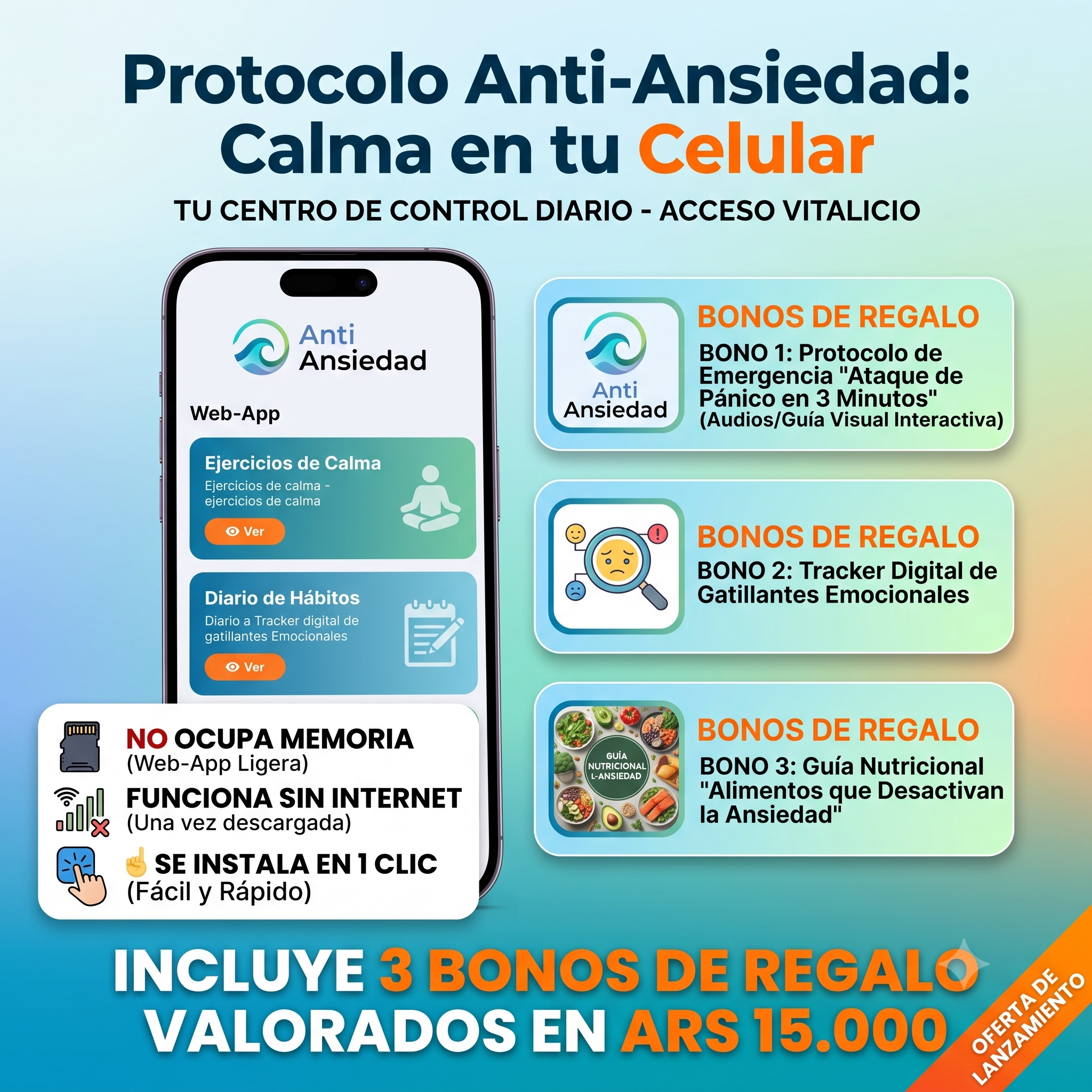 Protocolo Anti-Ansiedad: Calma en tu Celular